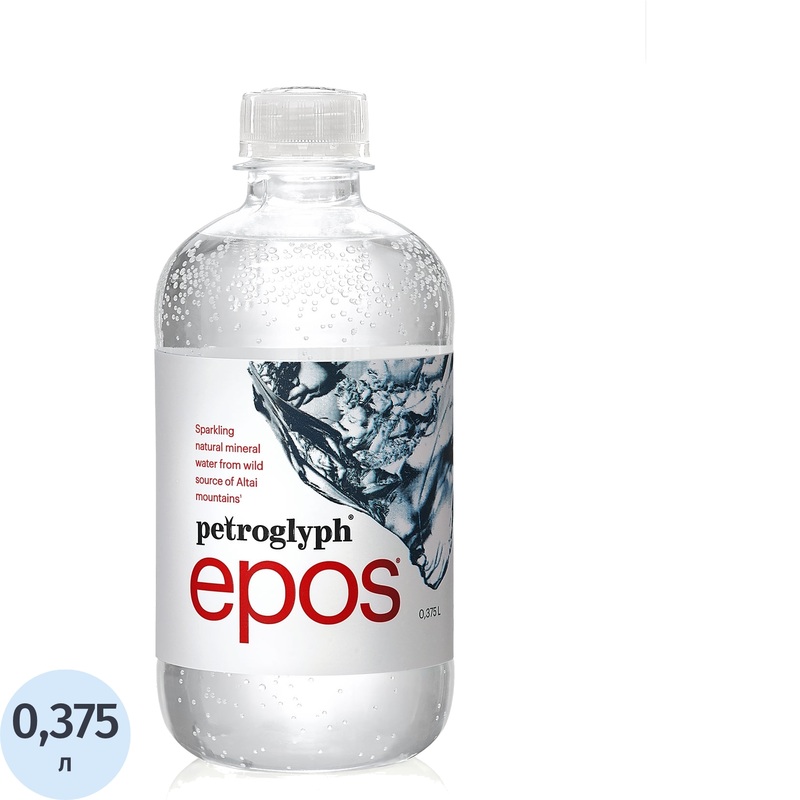 Изображение товара Минеральная газированная вода Petroglyph Epos 0.375 л Россия