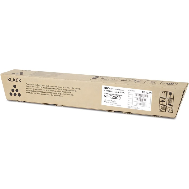 Изображение товара Оригинальный черный тонер Ricoh Aficio 841925 MPC2503 для принтеров