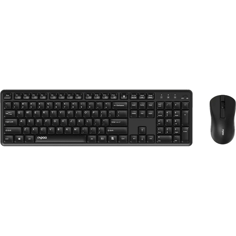 Изображение товара Комплект беспроводной клавиатуры и мыши Rapoo X2100 USB Wireless