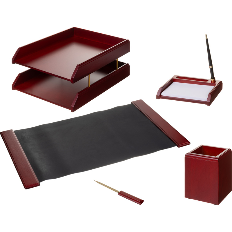 Изображение товара Уценка Набор настольный M5C-10A красное дерево 5 предметов