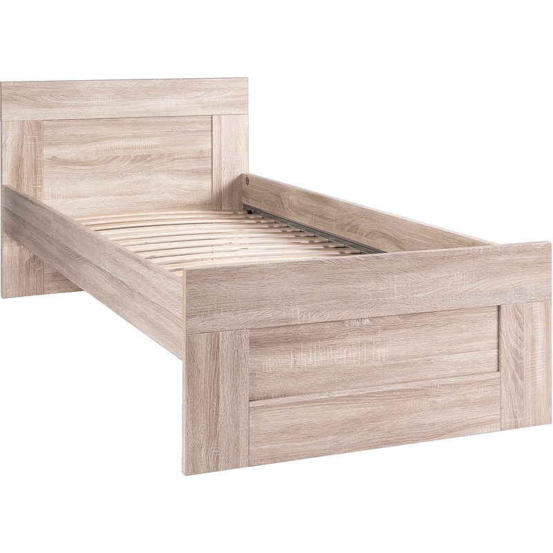 Изображение товара Односпальная кровать ГУД ЛАКК сонома 860х2054 мм, ЛДСП, Беларусь