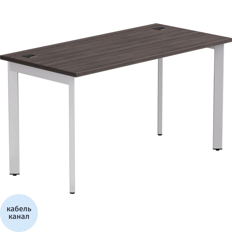 Изображение товара Стол прямой EVO 254S003DK9003 (дуб пасадена/белый, 1380х670х755 мм)