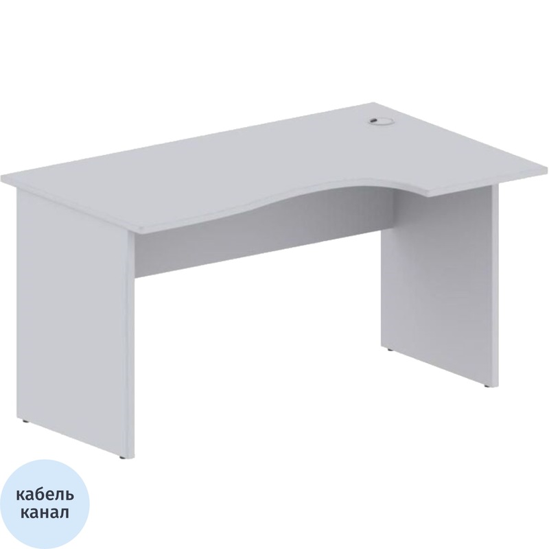 Изображение товара Эргономичный стол Комус Мебель Easy One 876.877 правый серый