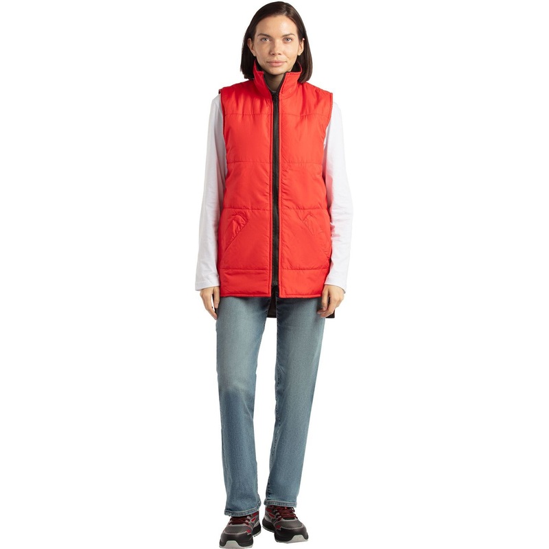 Изображение товара Утепленный рабочий жилет Комфорт+ красный 52-54 рост 170-176