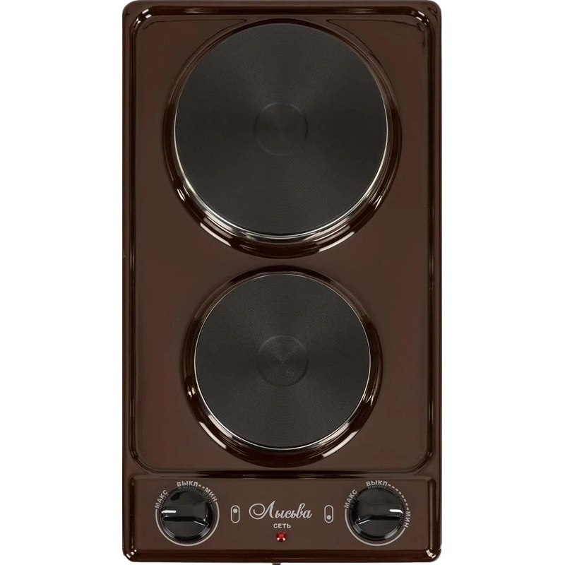 Изображение товара Электрическая плита Лысьва ЭПБ 22 коричневая - 2 конфорки