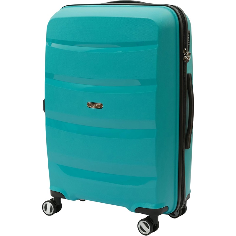Изображение товара Чемодан Fabretti размер M из полипропилена бирюзовый