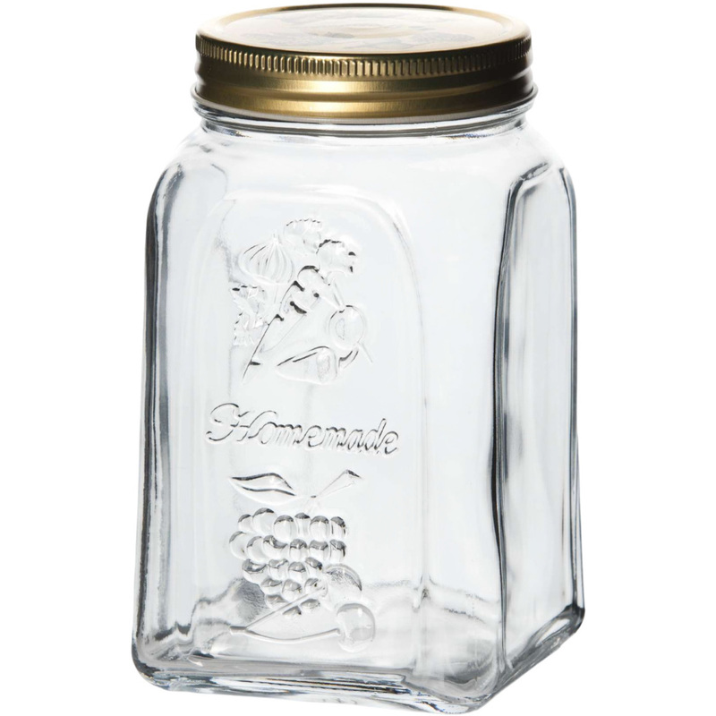 Изображение товара Банка с металлической крышкой Pasabahce Хоммейд 1 л для хранения