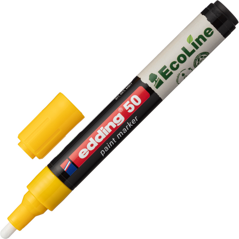 Изображение товара Маркер Edding на водной основе жёлтый 2-3 мм для маркировки