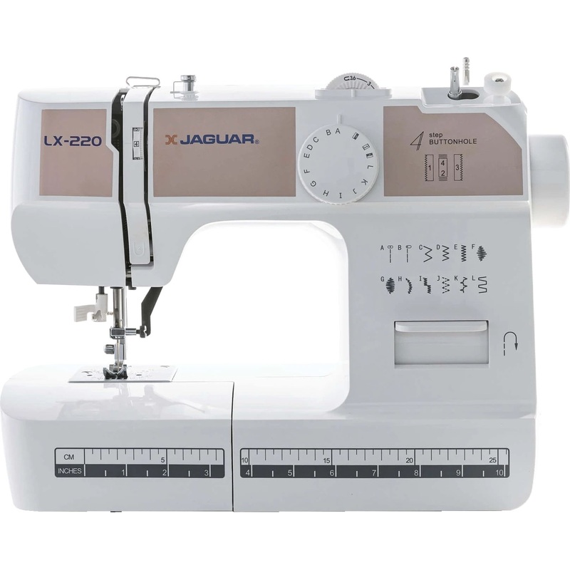 Изображение товара Швейная машина Jaguar LX-220 - электромеханическая модель с вертикальным челноком