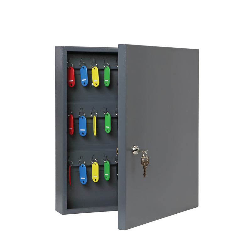 Изображение товара Шкаф для ключей Klesto К-60 темно-серый металлический настенный на 60 ключей