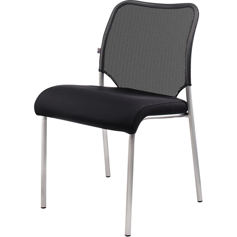 Изображение товара Офисный стул Amigo ткань/сетка металл синий стальной дизайн