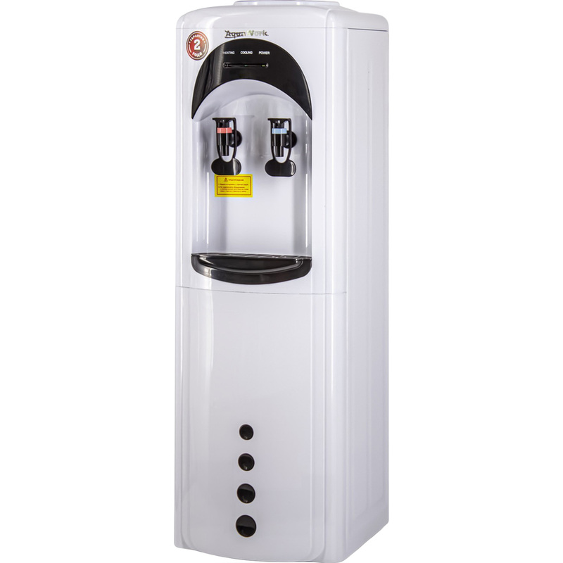 Изображение товара Кулер для воды Aqua Work 17LR белый с нагревом и охлаждением