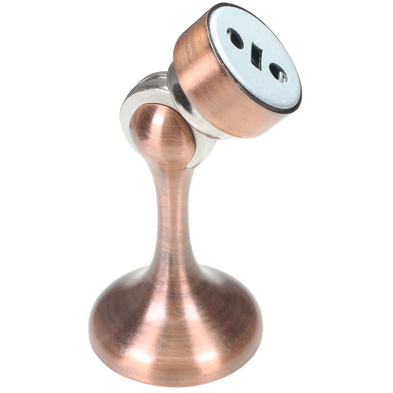 Изображение товара Фиксатор прямой магнитный ограничитель дверной Стандарт 102 AC старая медь