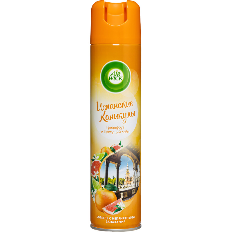 Изображение товара Освежитель воздуха Air Wick Испанские каникулы Грейпфрут и Цветущий лайм 290 мл