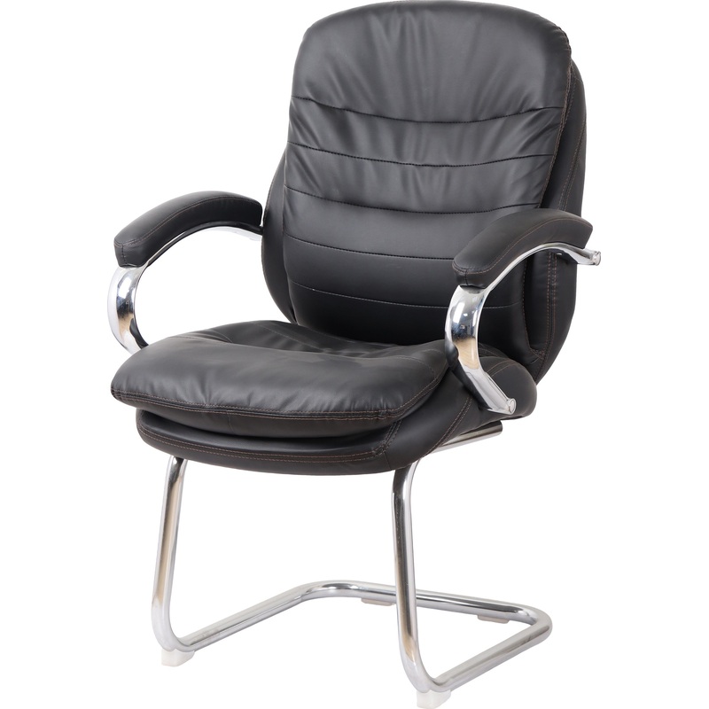 Изображение товара Конференц-кресло Easy Chair 515V PU черное искусственная кожа металл стационарное офисное