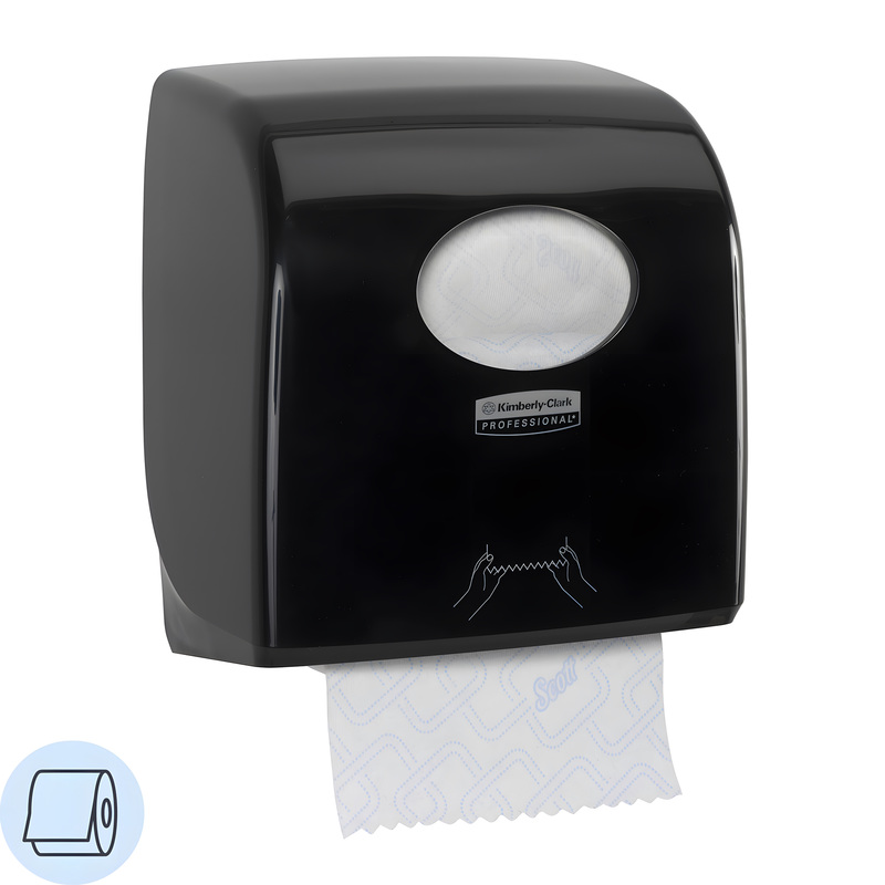 Изображение товара Диспенсер для полотенец рулонных Kimberly-Clark Aquarius Slimroll чёрный 7956