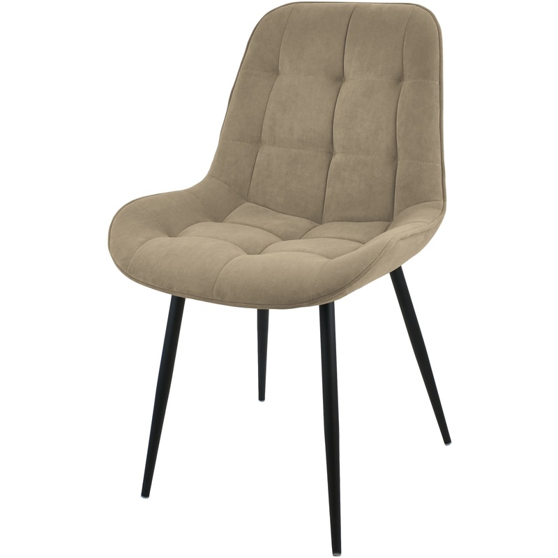 Изображение товара Обеденный стул Флоренция эрго песочный из металла и ткани Catania