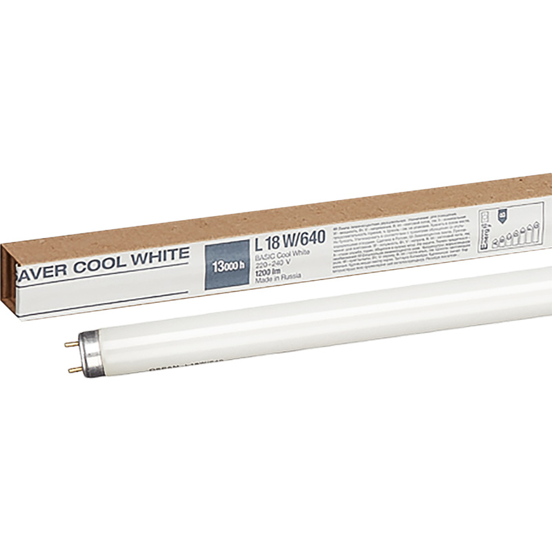 Изображение товара Лампа люминесцентная Osram G13 T8 18 Вт 4000 К 1200 Лм 25 штук
