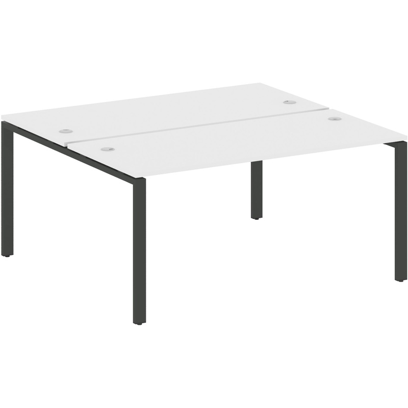 Изображение товара Рабочая станция Metal System Style БП.РАС-СП-2.4 белая/антрацит