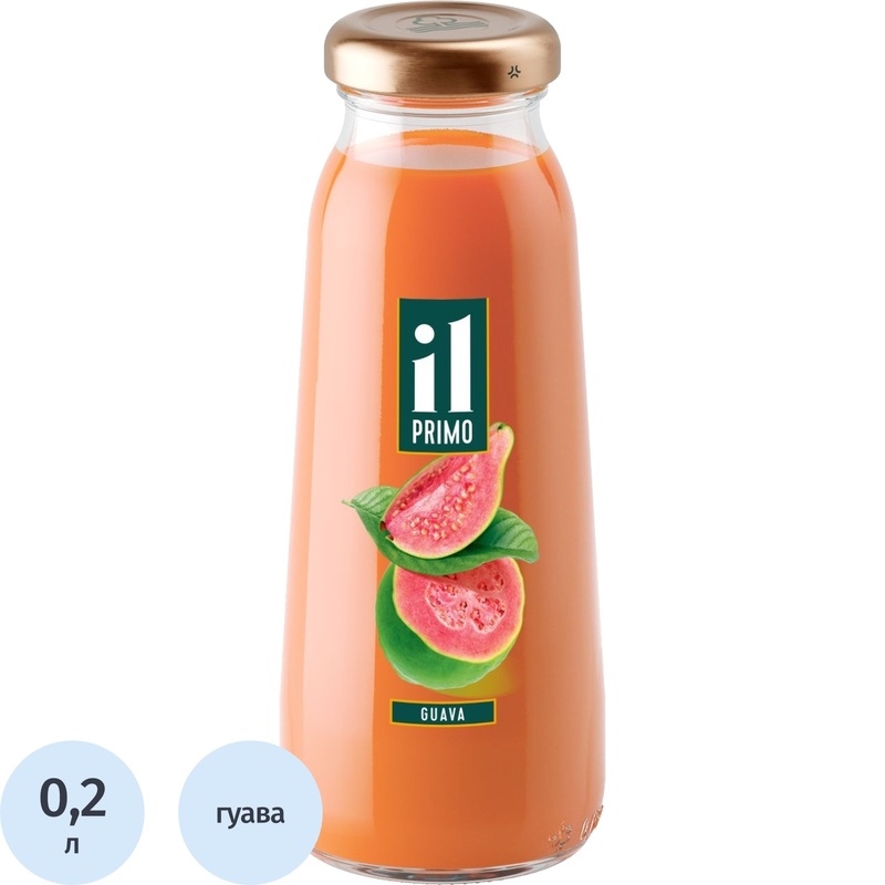 Изображение товара Нектар IL Primo гуава с мякотью 0.2 л