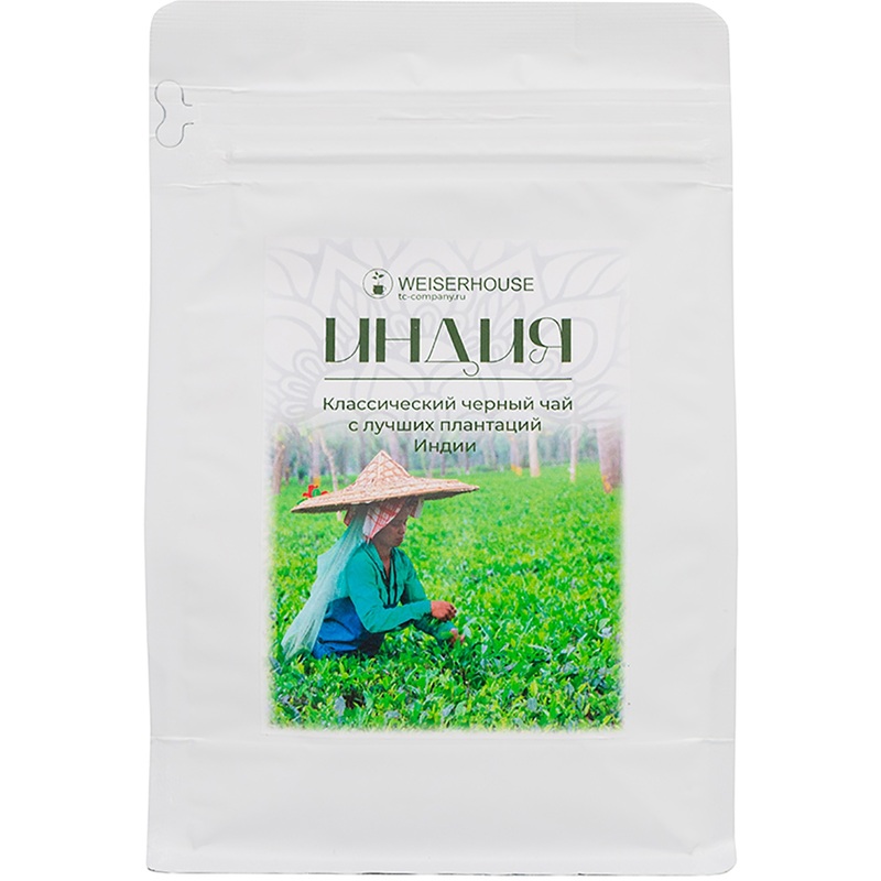 Изображение товара Чёрный листовой чай Weiserhouse Индия 150 г насыщенный вкус и аромат