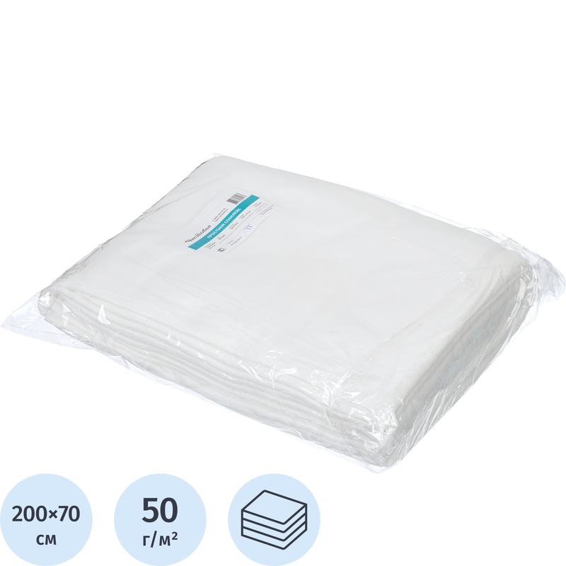 Изображение товара Простыня одноразовая Чистовье 200x70 см 10 штук