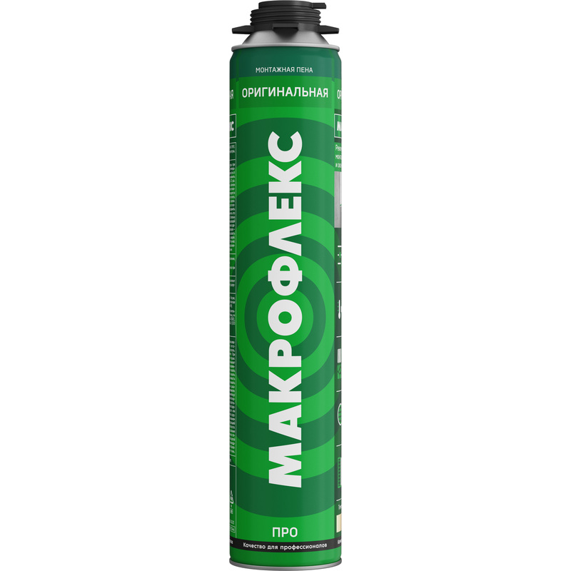 Изображение товара Пена монтажная Макрофлекс ShakeTec профессиональная 750 мл для внутренних и наружных работ