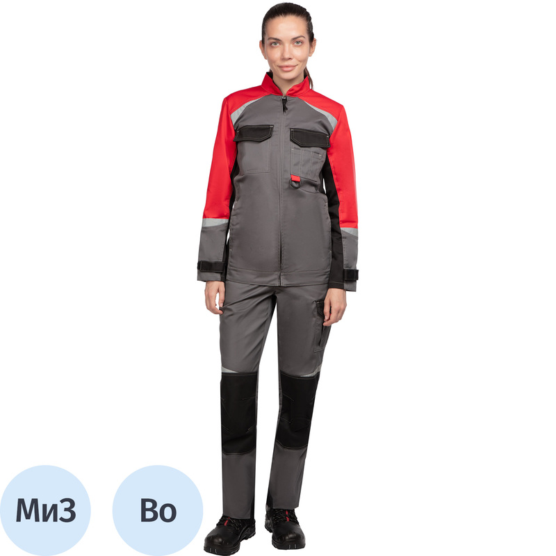 Изображение товара Женская рабочая летняя куртка Грегаль л23 с светоотражающими элементами и защитными свойствами