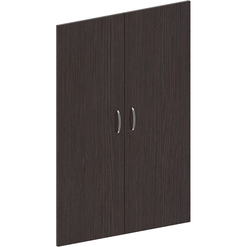 Изображение товара Двери средние Эталон дуб венге 1176 мм 2 шт комплект для интерьера