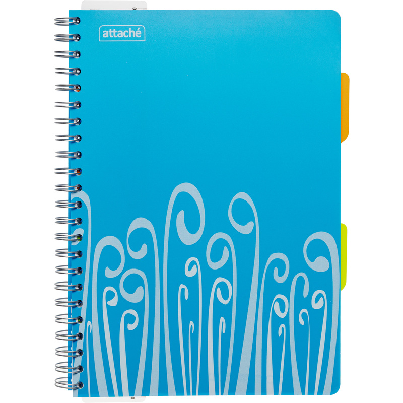 Изображение товара Бизнес-тетрадь Attache Fantasy А4 140 листов голубая в клетку спираль