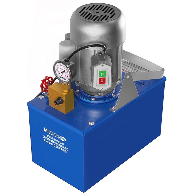 Изображение товара Мегеон 981160 опрессовочный насос с резервуаром 16л 230В