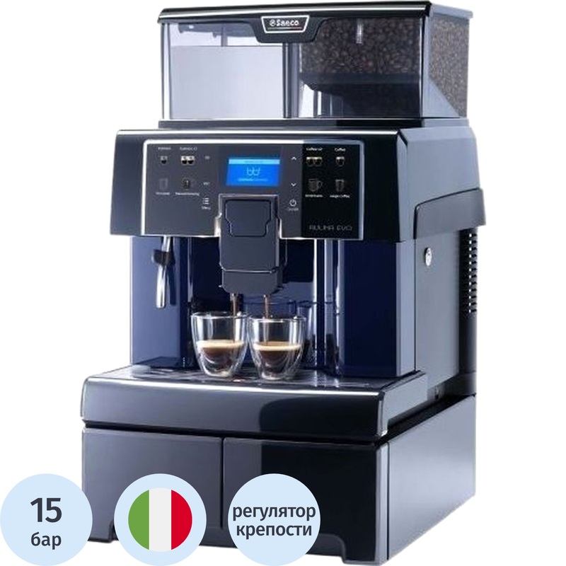 Изображение товара Saeco Aulika Evo Office кофемашина черная 10000044