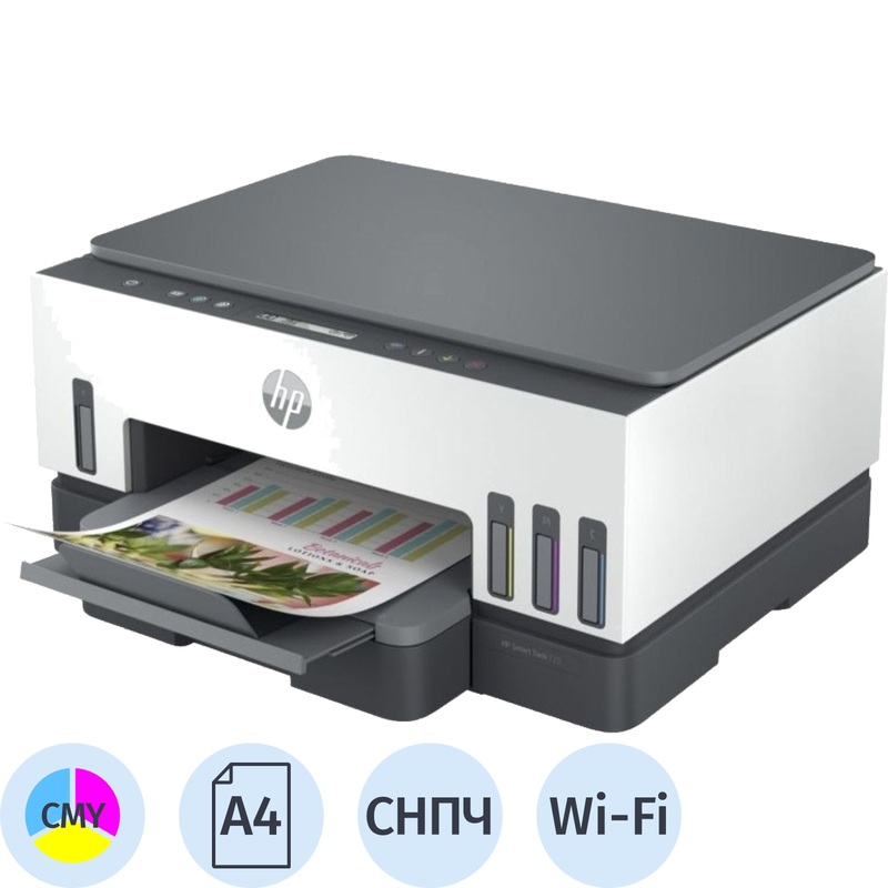 Изображение товара МФУ струйное HP Smart Tank 720 (6UU46A)