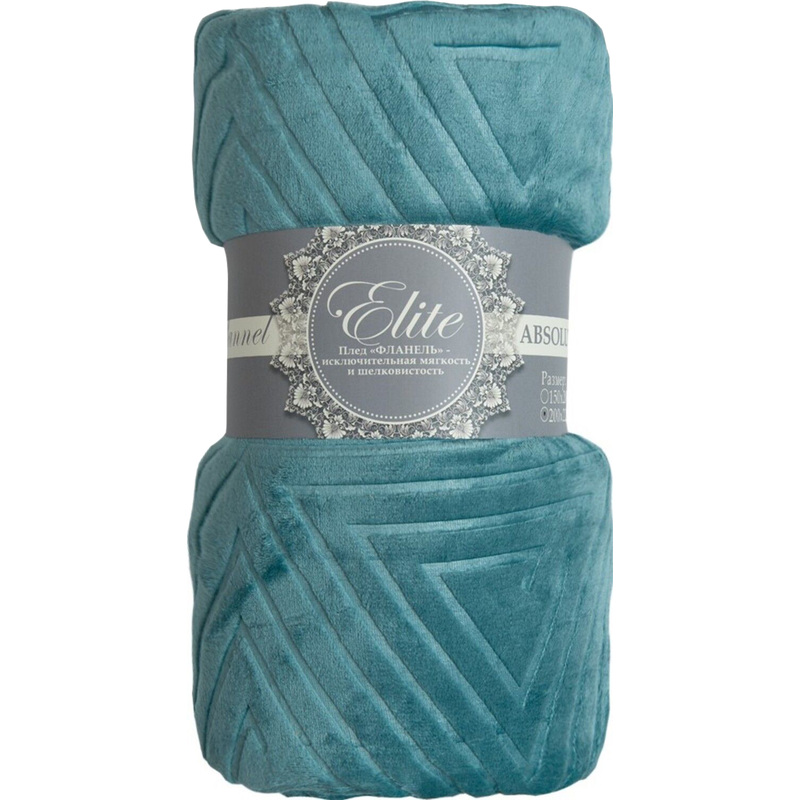 Изображение товара Плед Texrepublic Elite Греция фланель 150х200 см бирюзовый