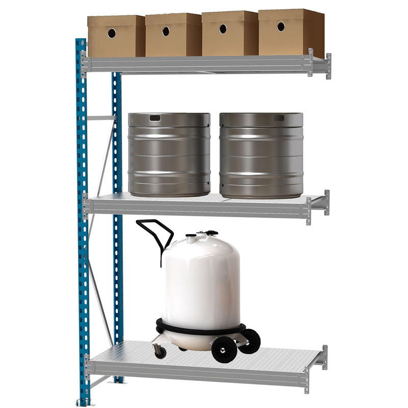 Изображение товара Секция Металл-Завод SGR-V-1583-2.0-DS для стеллажа (3 полки, 1500х800х2000 мм)