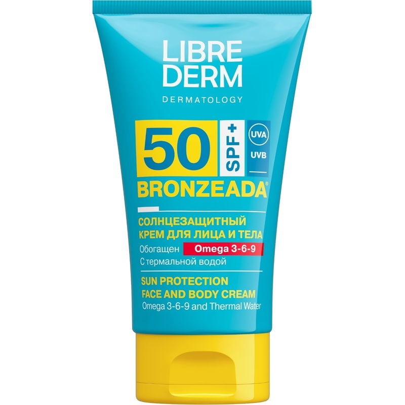 Изображение товара Крем солнцезащитный Librederm Bronzeada SPF50 150 мл