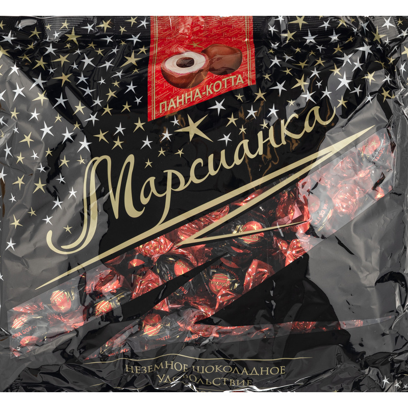 Изображение товара Шоколадные конфеты Марсианка Панна-Кота 1 кг - сливочный вкус, хрустящая начинка