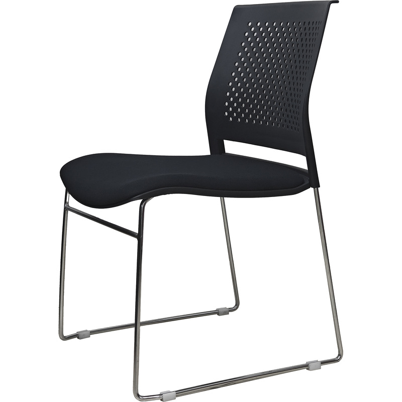 Изображение товара Стул офисный складной Everprof EP Neo A Black чёрный ткань/пластик металл хромированный