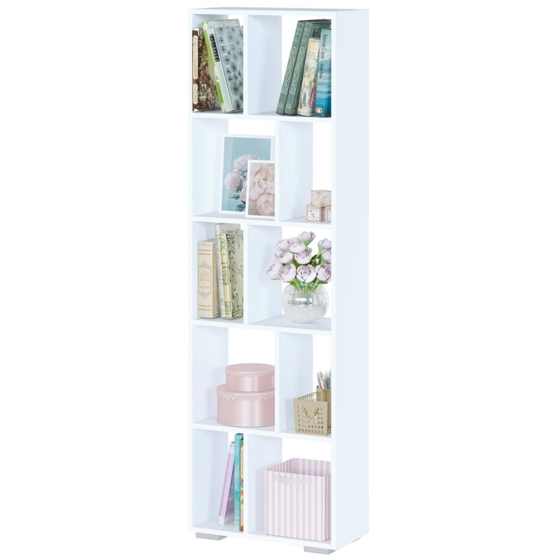 Изображение товара Открытый стеллаж Сокол СТ-8 белый 550x252x1766 мм для дома и офиса