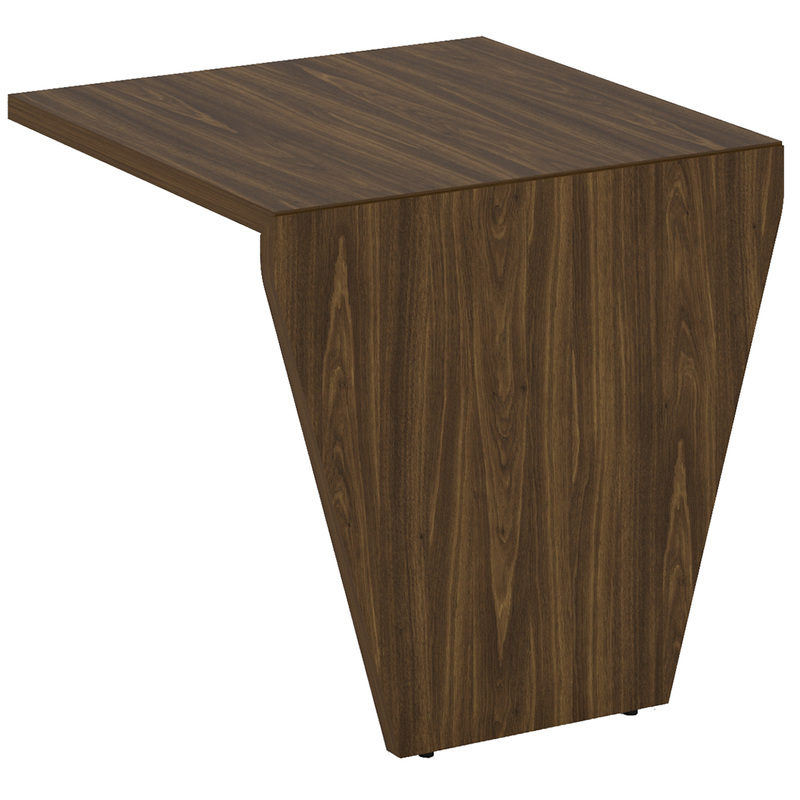 Изображение товара Приставка-брифинг Corner COR.BR-8 орех лоренцо/графит 800х800х750 мм