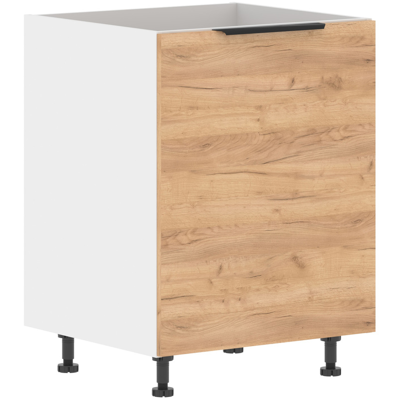 Изображение товара Шкаф напольный под мойку Corsica дуб бофорд белый 600х560х820 мм
