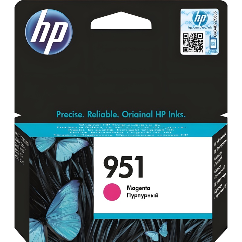 Изображение товара Картридж струйный HP 951 CN051AE пурпурный оригинальный