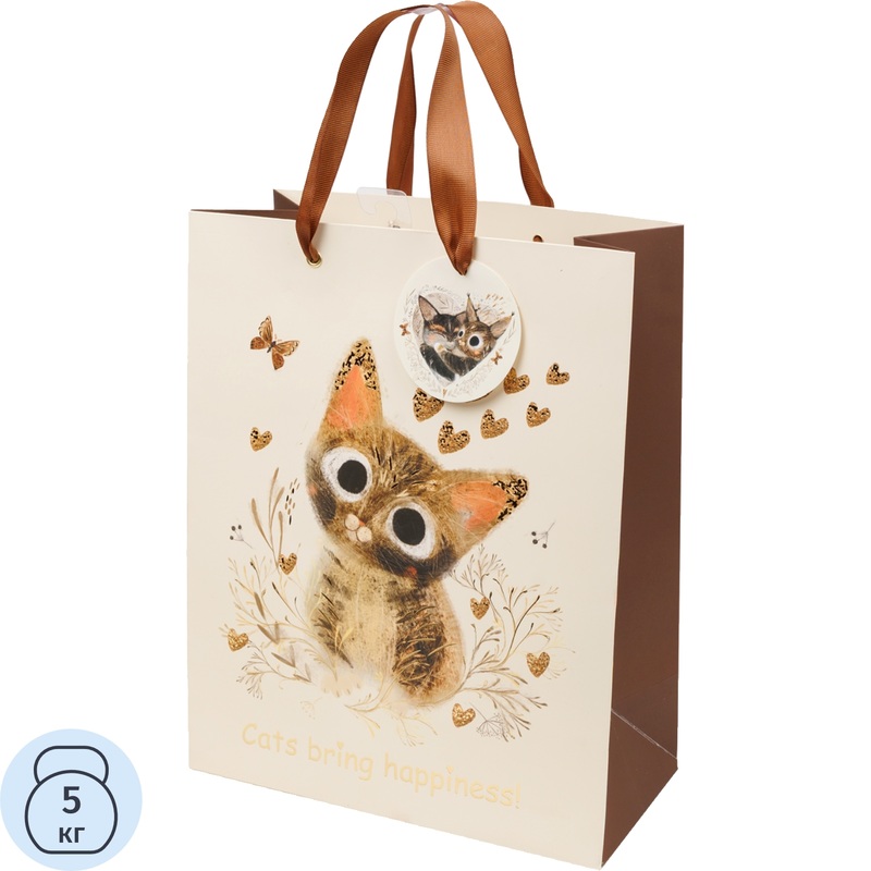 Изображение товара Подарочный ламинированный пакет Bruno Visconti Love Me 32.4x13x26 см