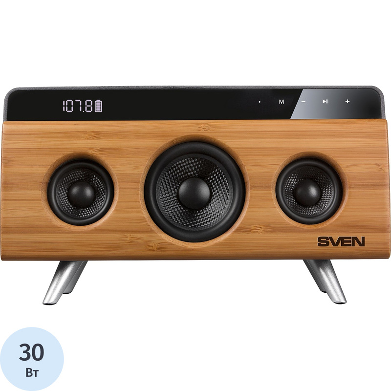 Изображение товара Акустическая система Sven HA-930 коричневая Bluetooth USB FM микрофон
