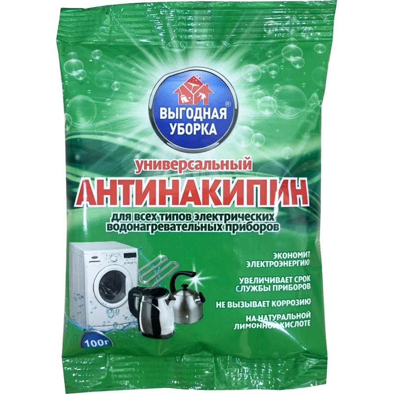 Изображение товара Средство для удаления накипи Выгодная уборка Антинакипин порошок 100 г