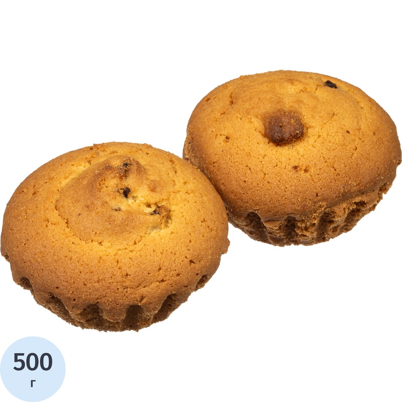 Изображение товара Сдобное печенье Полёт мини-кексы 500 г с изюмом