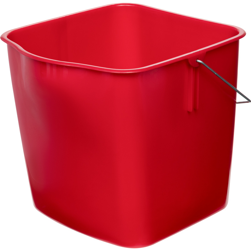 Изображение товара Ведро Эко-Форс 25 л пластиковое с сливным носиком красное