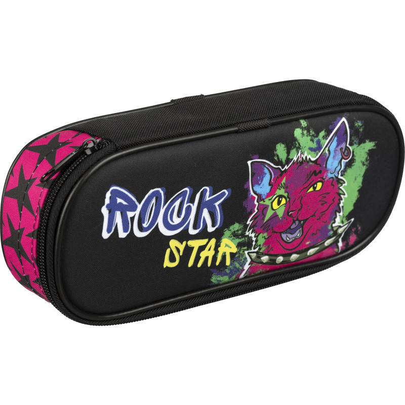 Изображение товара Пенал Комус Класс Rock Star черный для учеников