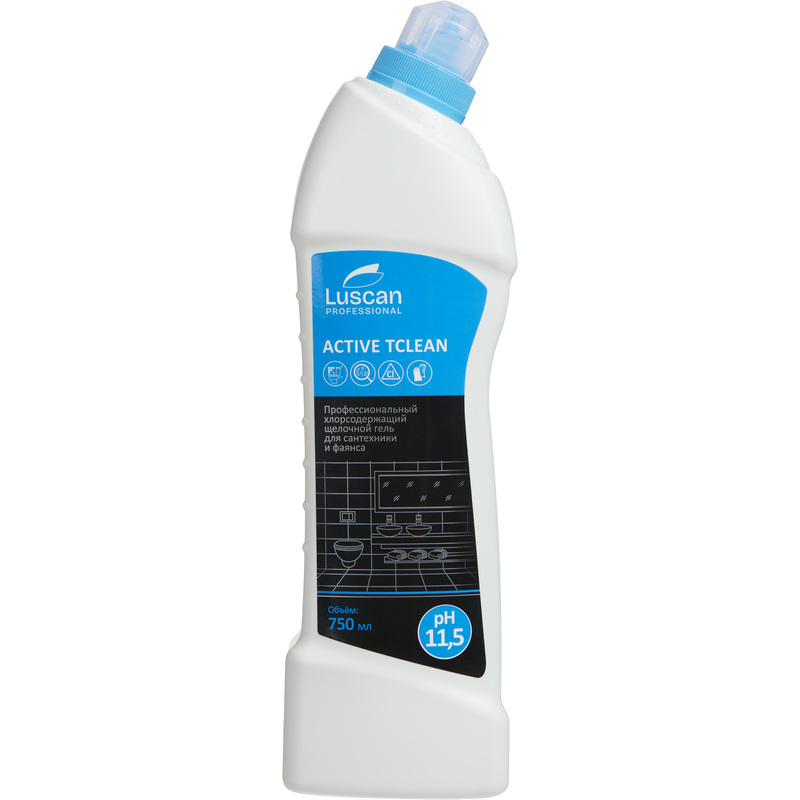 Изображение товара Средство для уборки санитарных помещений Luscan Professional Active Тclean 0,75 л