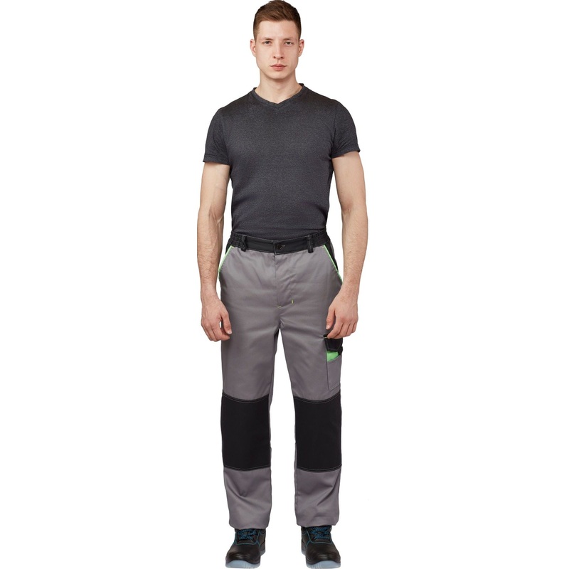 Изображение товара Рабочие летние мужские брюки л27-БР светло-серые/серые 44-46